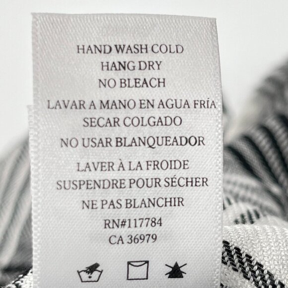 Rails Hunter Button Down Shirt Size Large white black‎ grey flannel - Picture 7 of 9